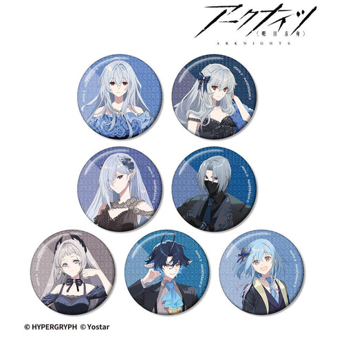 『アークナイツ』ドレスアップver. トレーディンググリッター缶バッジ(単位/BOX)